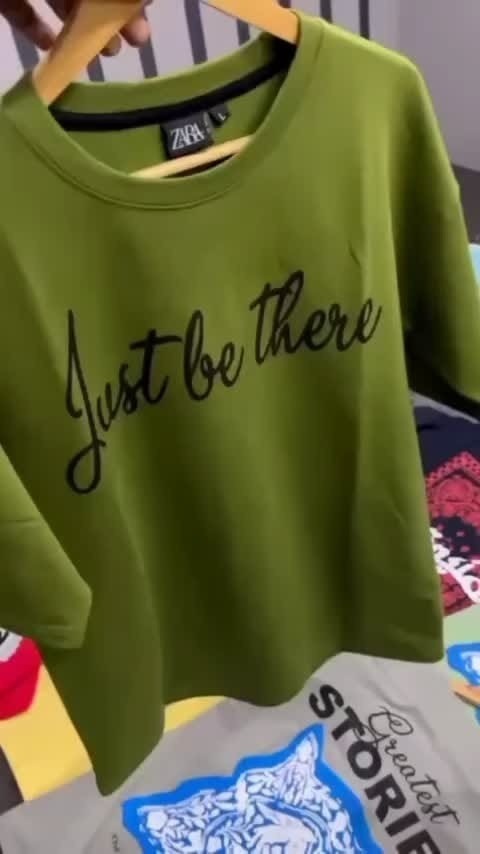 green color printed half sleeve t-shirt for men